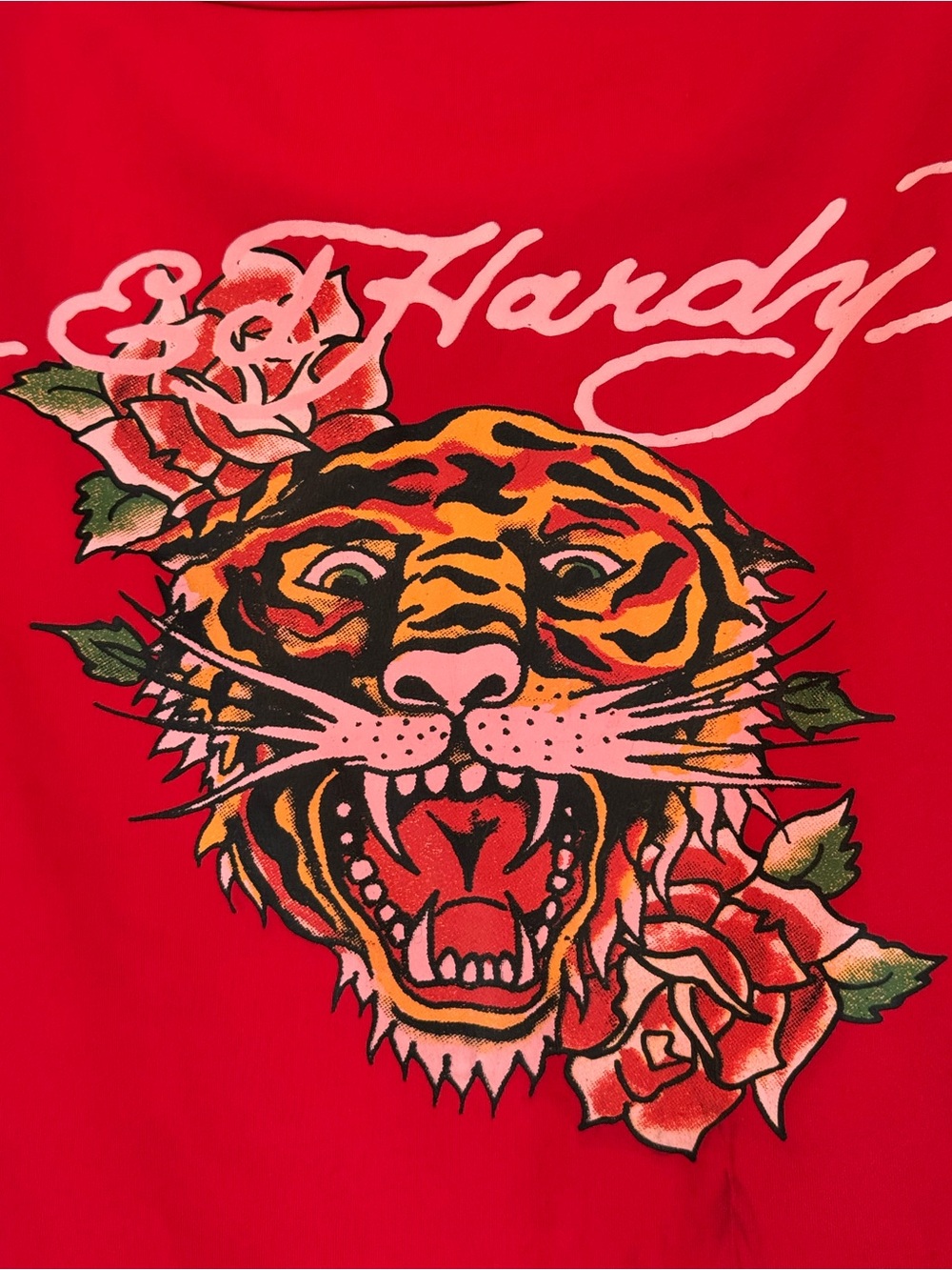 Ed Hardy Red Tiger Playsuit and Romper Size Medium Stretch Sleeveless Summer - Picture 5 of 12